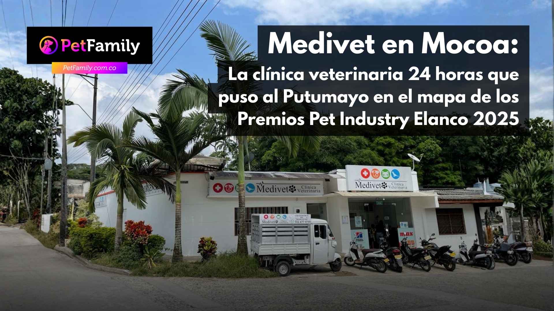 Medivet en Mocoa: la clínica veterinaria 24 horas que puso al Putumayo en el mapa de los Premios Pet Industry Elanco 2025